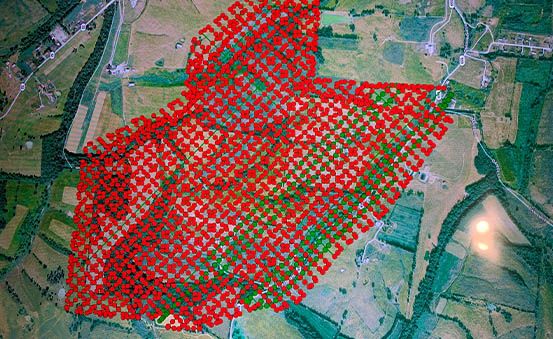 Aerial mapping results for geotechnical-engineering