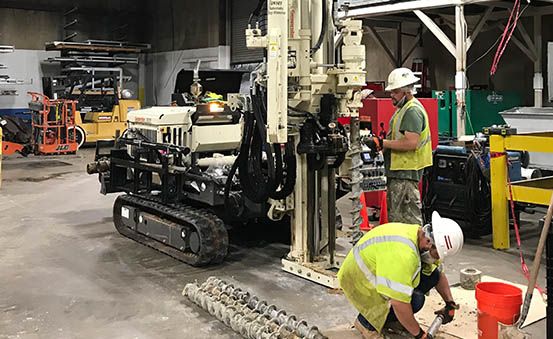 Geological engineer preparing phase-I-and-phase-II-environmental-site-assessment